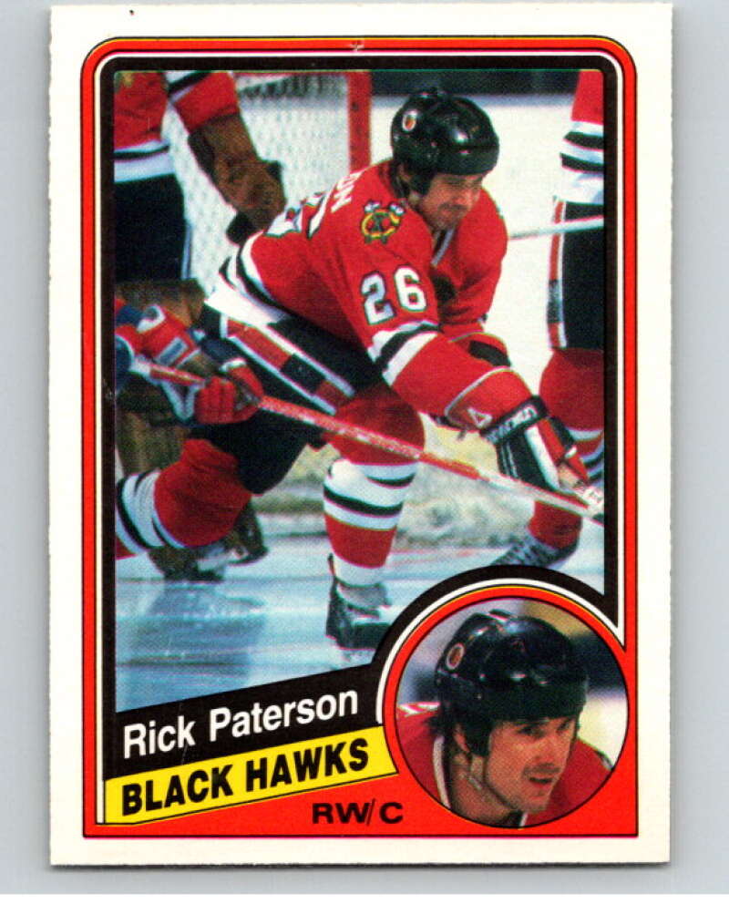 1984-85 O-Pee-Chee #44 Rick Paterson Chicago Blackhawks V63864 Image 1