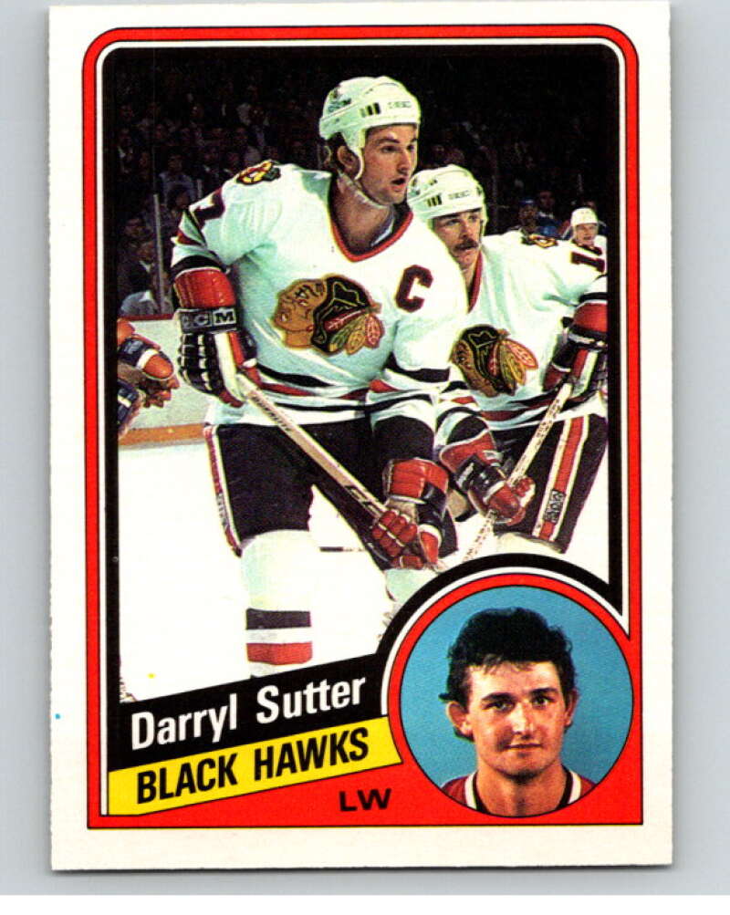 1984-85 O-Pee-Chee #47 Darryl Sutter Chicago Blackhawks V63870 Image 1