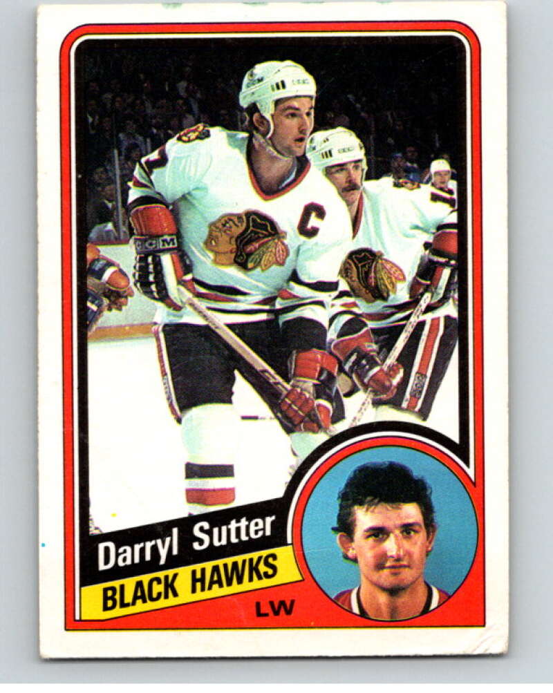 1984-85 O-Pee-Chee #47 Darryl Sutter Chicago Blackhawks V63871 Image 1