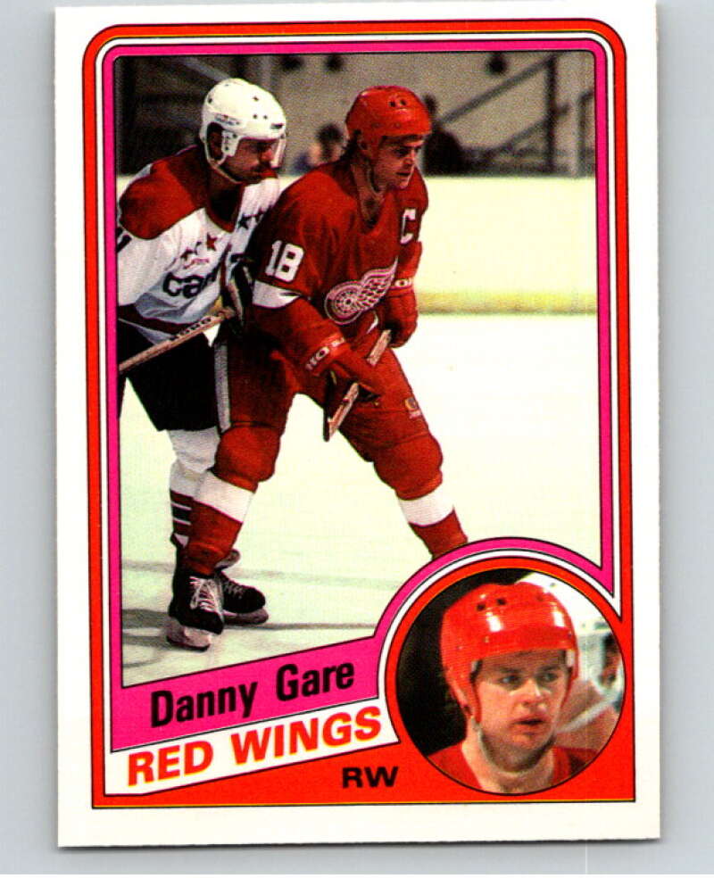 1984-85 O-Pee-Chee #54 Danny Gare Detroit Red Wings V63893 Image 1