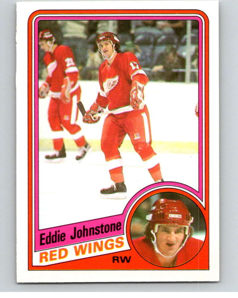 1984-85 O-Pee-Chee #55 Ed Johnstone Detroit Red Wings V63898 Image 1