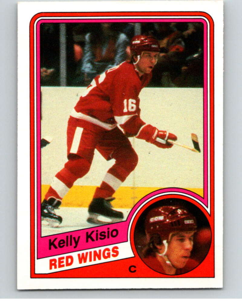 1984-85 O-Pee-Chee #56 Kelly Kisio RC Rookie Detroit Red Wings V63900 Image 1