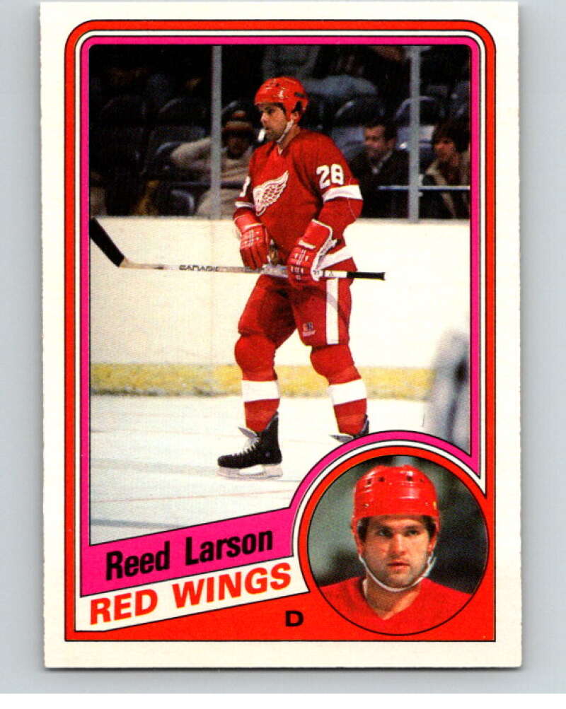 1984-85 O-Pee-Chee #57 Lane Lambert RC Rookie Detroit Red Wings V63905 Image 1