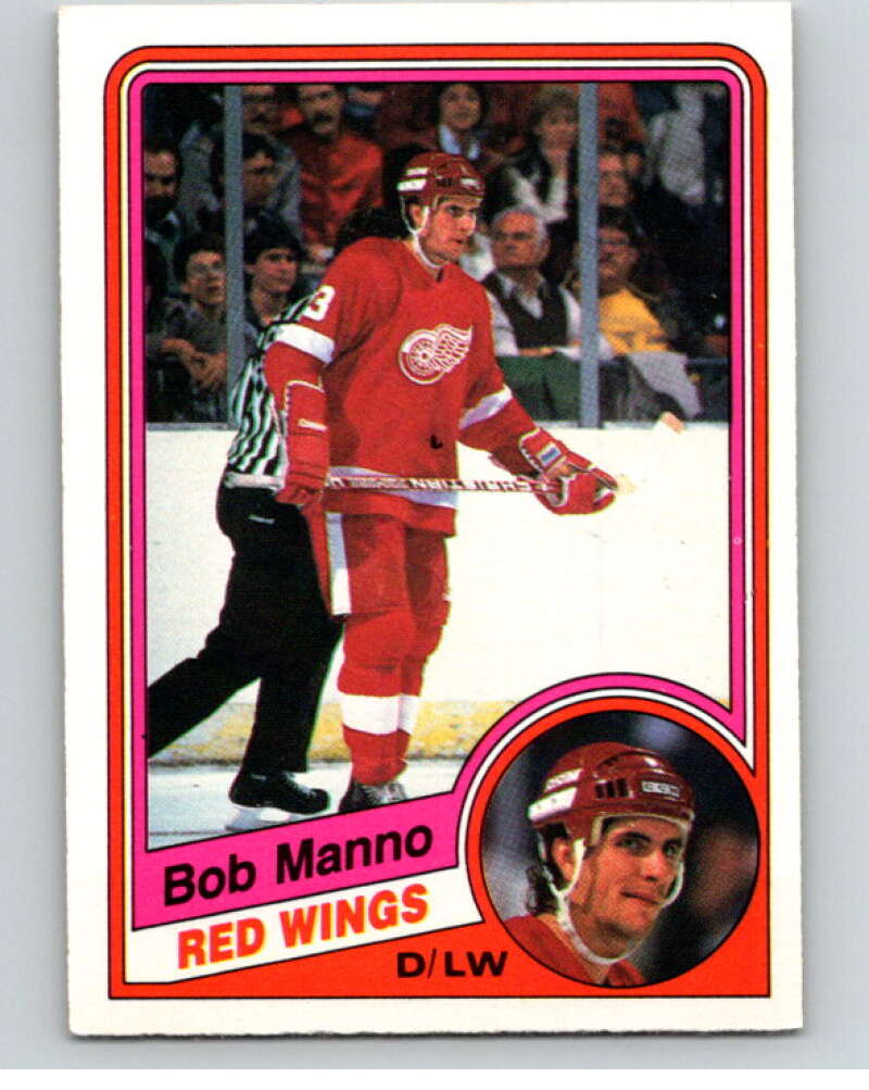 1984-85 O-Pee-Chee #59 Bob Manno Detroit Red Wings V63907 Image 1