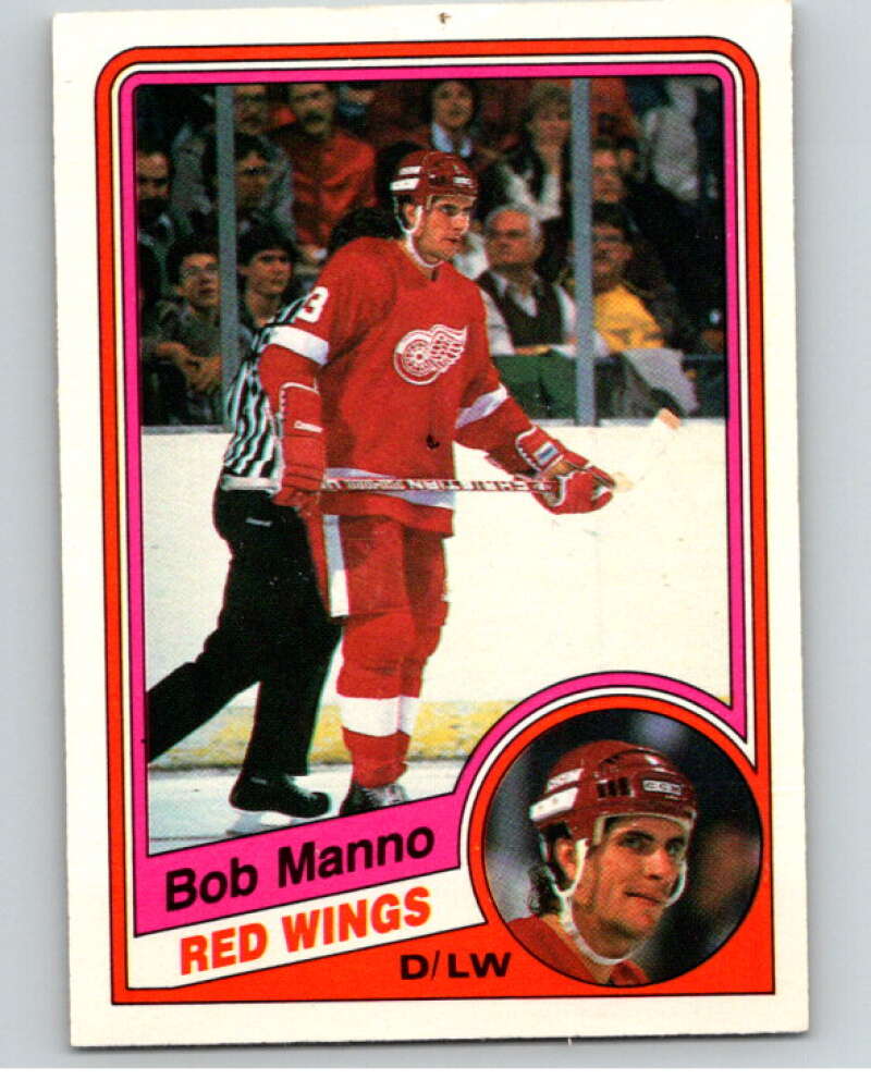 1984-85 O-Pee-Chee #59 Bob Manno Detroit Red Wings V63908 Image 1