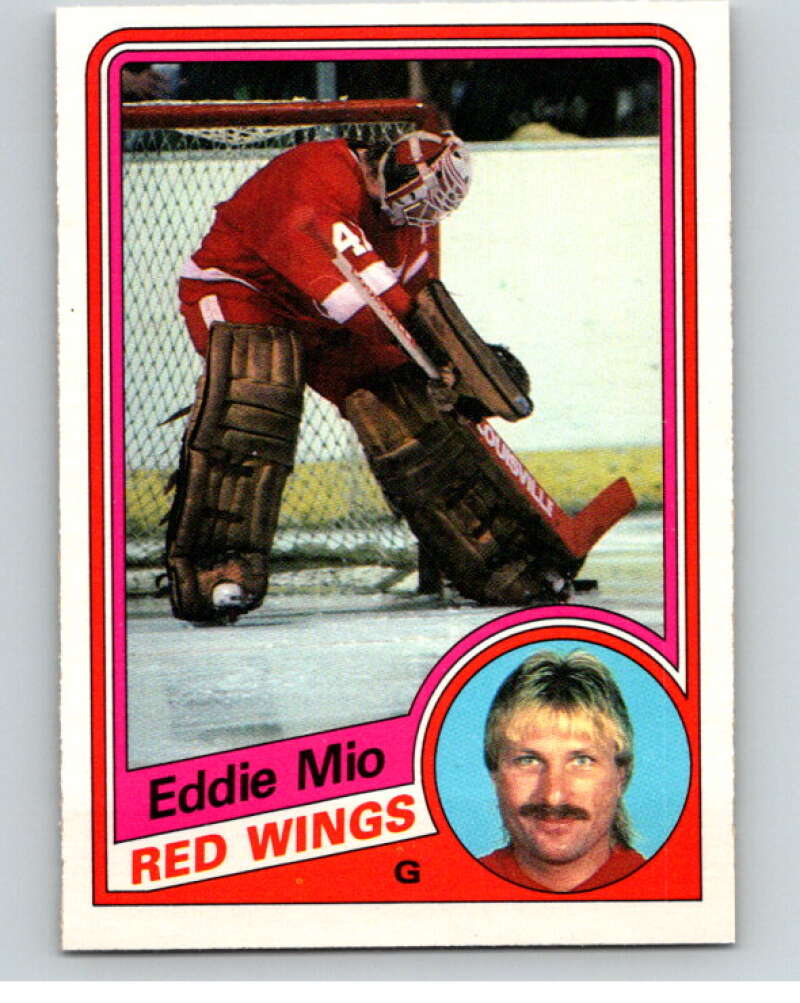 1984-85 O-Pee-Chee #61 Eddie Mio Detroit Red Wings V63915 Image 1