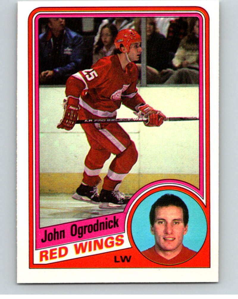 1984-85 O-Pee-Chee #62 John Ogrodnick Detroit Red Wings V63916 Image 1