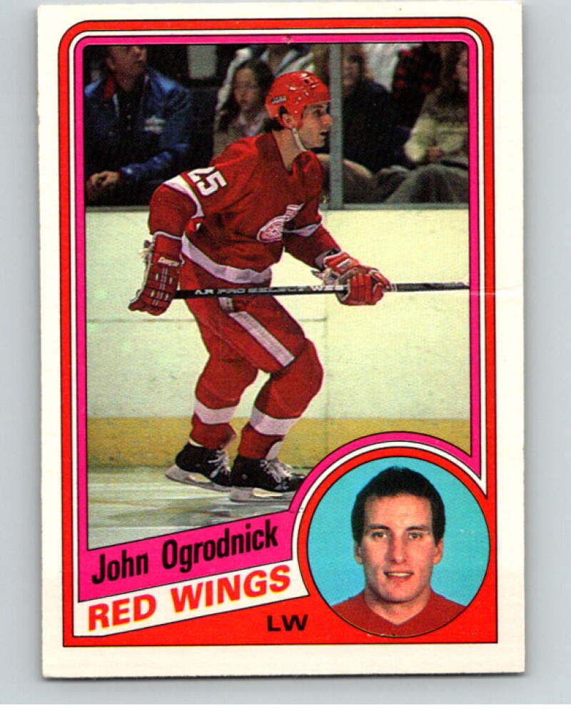 1984-85 O-Pee-Chee #62 John Ogrodnick Detroit Red Wings V63917 Image 1