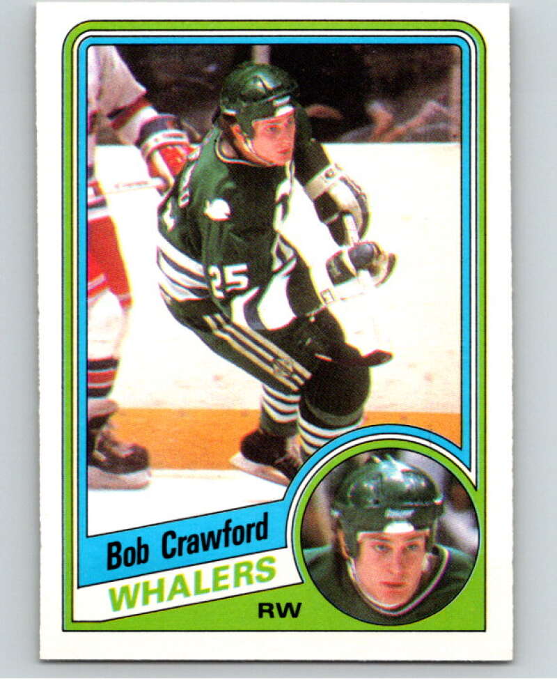1984-85 O-Pee-Chee #68 Bob Crawford RC Rookie Hartford Whalers V63926 Image 1