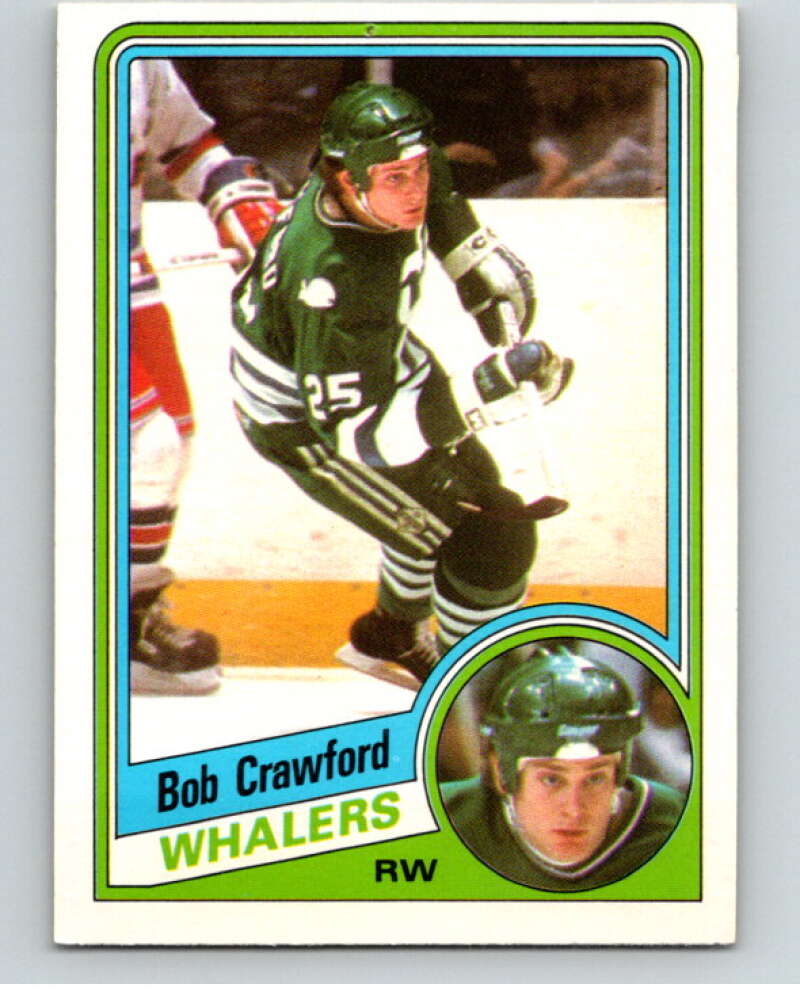 1984-85 O-Pee-Chee #68 Bob Crawford RC Rookie Hartford Whalers V63927 Image 1