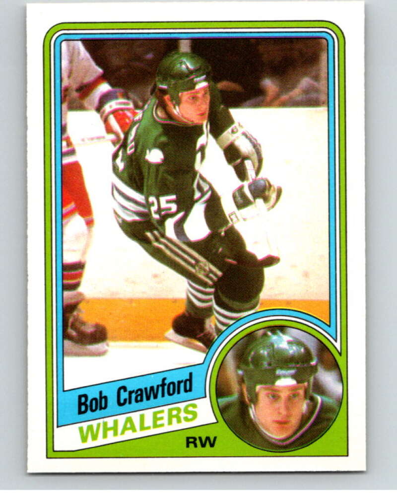 1984-85 O-Pee-Chee #68 Bob Crawford RC Rookie Hartford Whalers V63930 Image 1