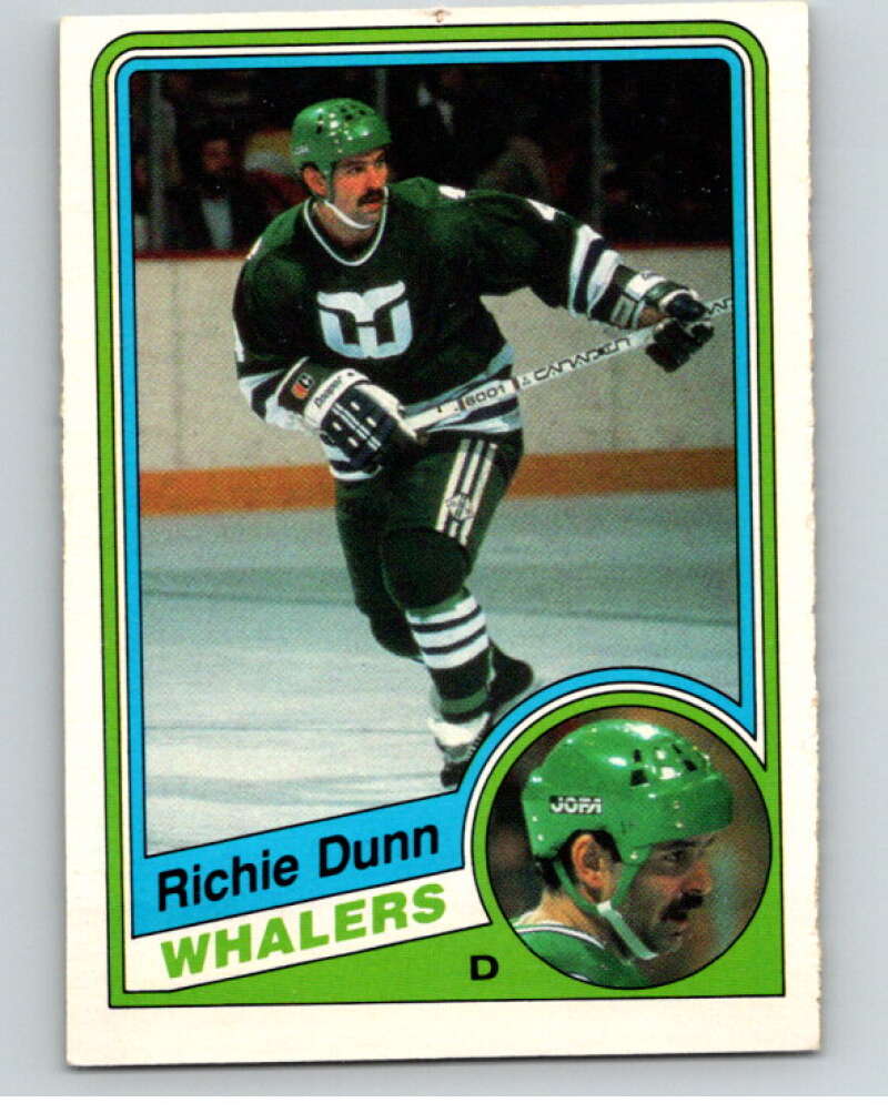 1984-85 O-Pee-Chee #69 Richie Dunn Hartford Whalers V63932 Image 1