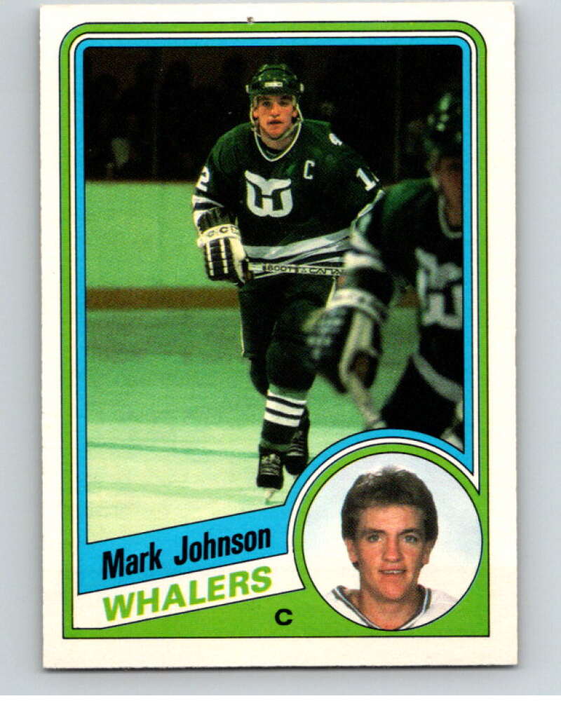 1984-85 O-Pee-Chee #72 Mark Johnson Hartford Whalers V63941 Image 1