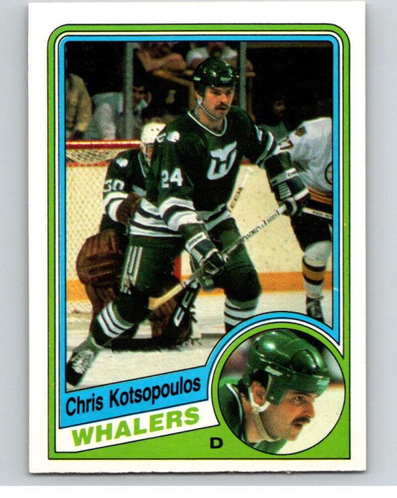1984-85 O-Pee-Chee #73 Chris Kotsopoulos Hartford Whalers V63942 Image 1