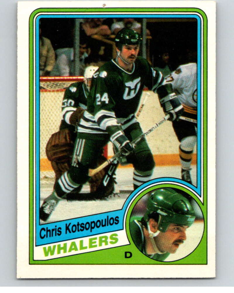 1984-85 O-Pee-Chee #73 Chris Kotsopoulos Hartford Whalers V63943 Image 1