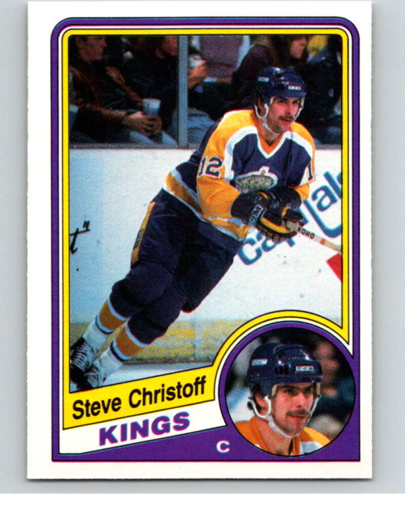 1984-85 O-Pee-Chee #81 Steve Christoff Los Angeles Kings V63963 Image 1