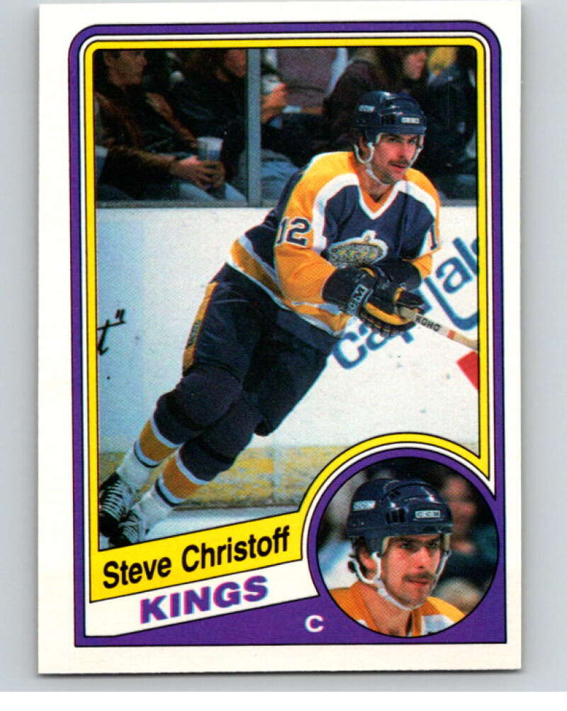 1984-85 O-Pee-Chee #81 Steve Christoff Los Angeles Kings V63964 Image 1