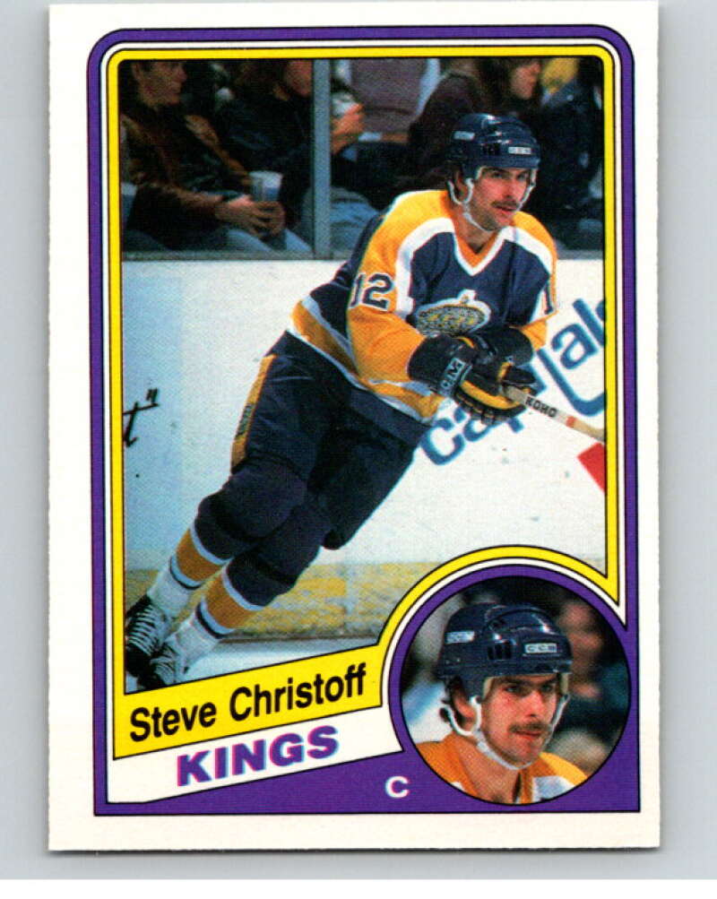 1984-85 O-Pee-Chee #81 Steve Christoff Los Angeles Kings V63965 Image 1