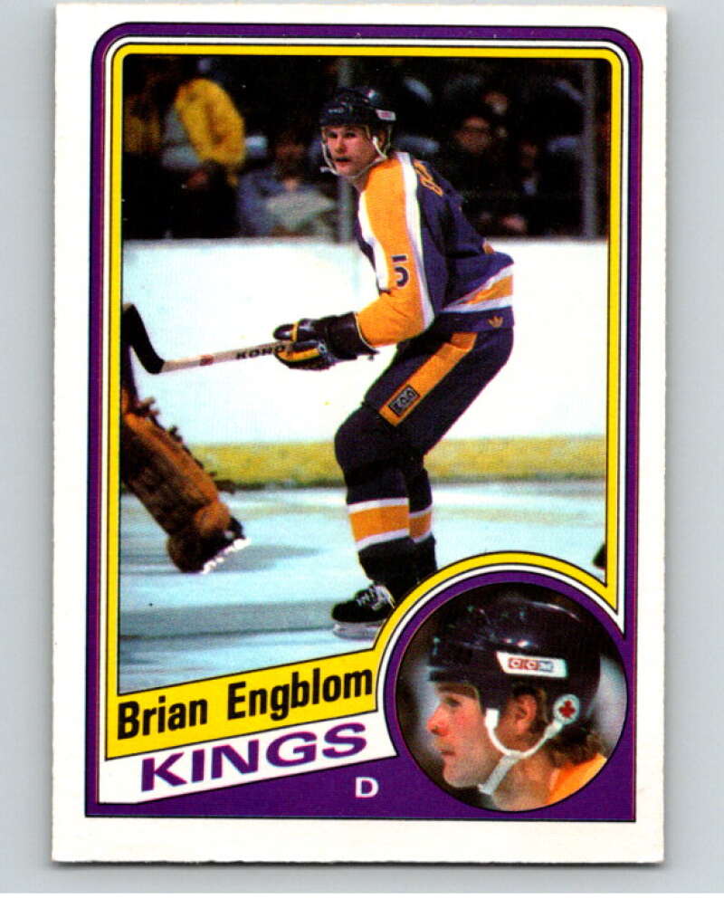 1984-85 O-Pee-Chee #83 Brian Engblom Los Angeles Kings V63969 Image 1