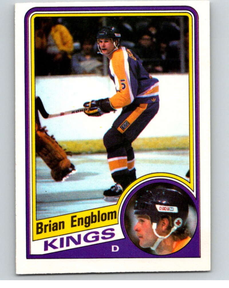 1984-85 O-Pee-Chee #83 Brian Engblom Los Angeles Kings V63970 Image 1