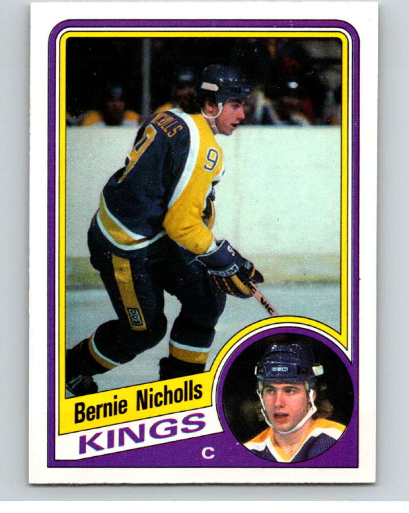 1984-85 O-Pee-Chee #88 Bernie Nicholls Los Angeles Kings V63978 Image 1