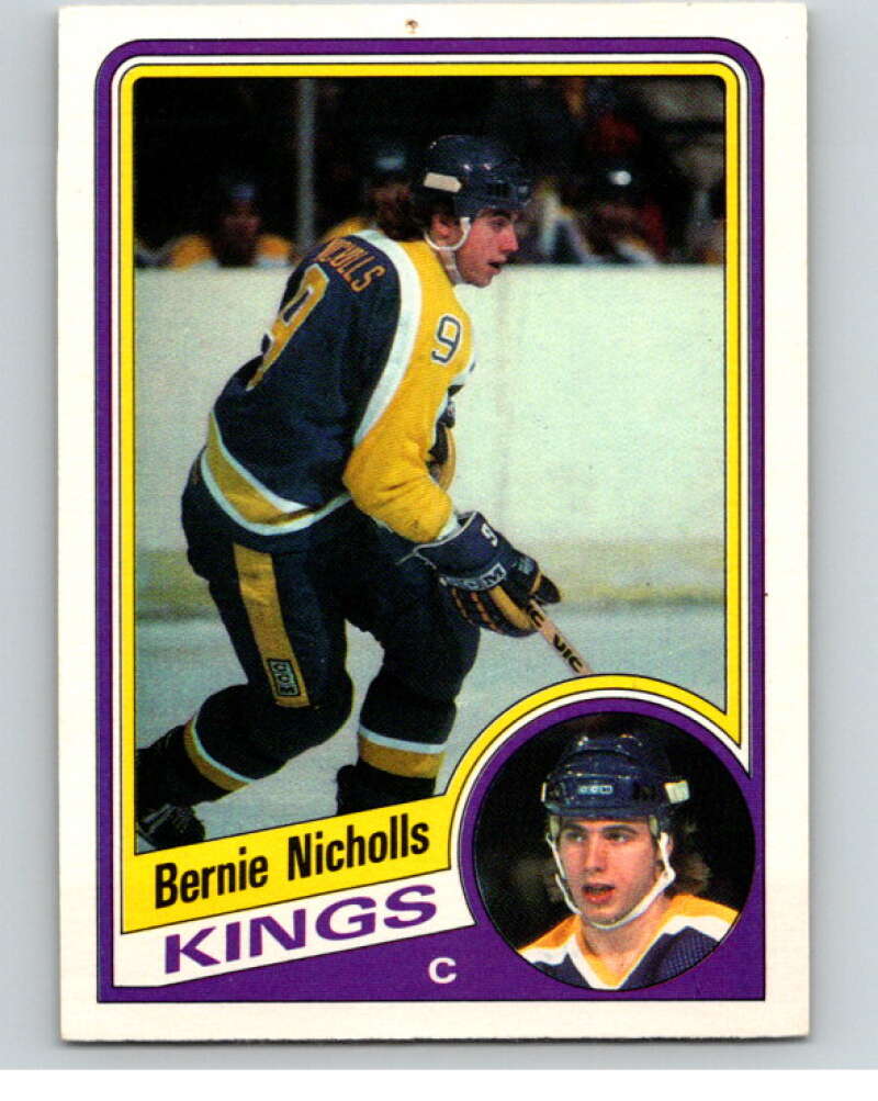 1984-85 O-Pee-Chee #88 Bernie Nicholls Los Angeles Kings V63979 Image 1