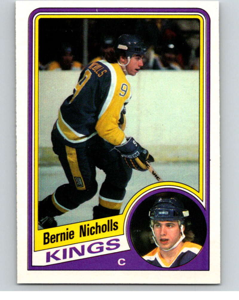 1984-85 O-Pee-Chee #88 Bernie Nicholls Los Angeles Kings V63980 Image 1