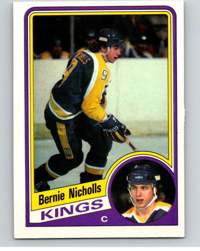 1984-85 O-Pee-Chee #88 Bernie Nicholls Los Angeles Kings V63981 Image 1
