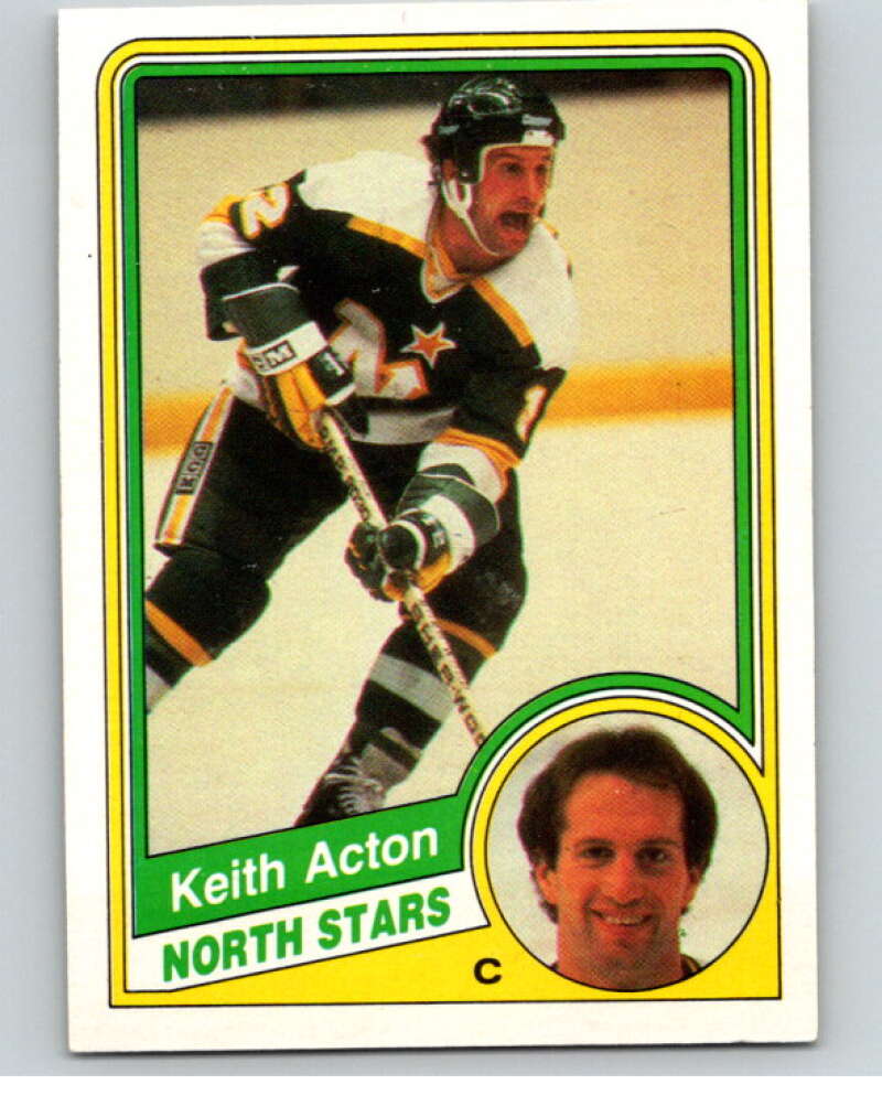 1984-85 O-Pee-Chee #93 Keith Acton Minnesota North Stars V63993 Image 1