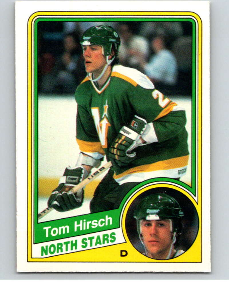 1984-85 O-Pee-Chee #99 Tom Hirsch RC Rookie Minnesota North Stars V64009 Image 1