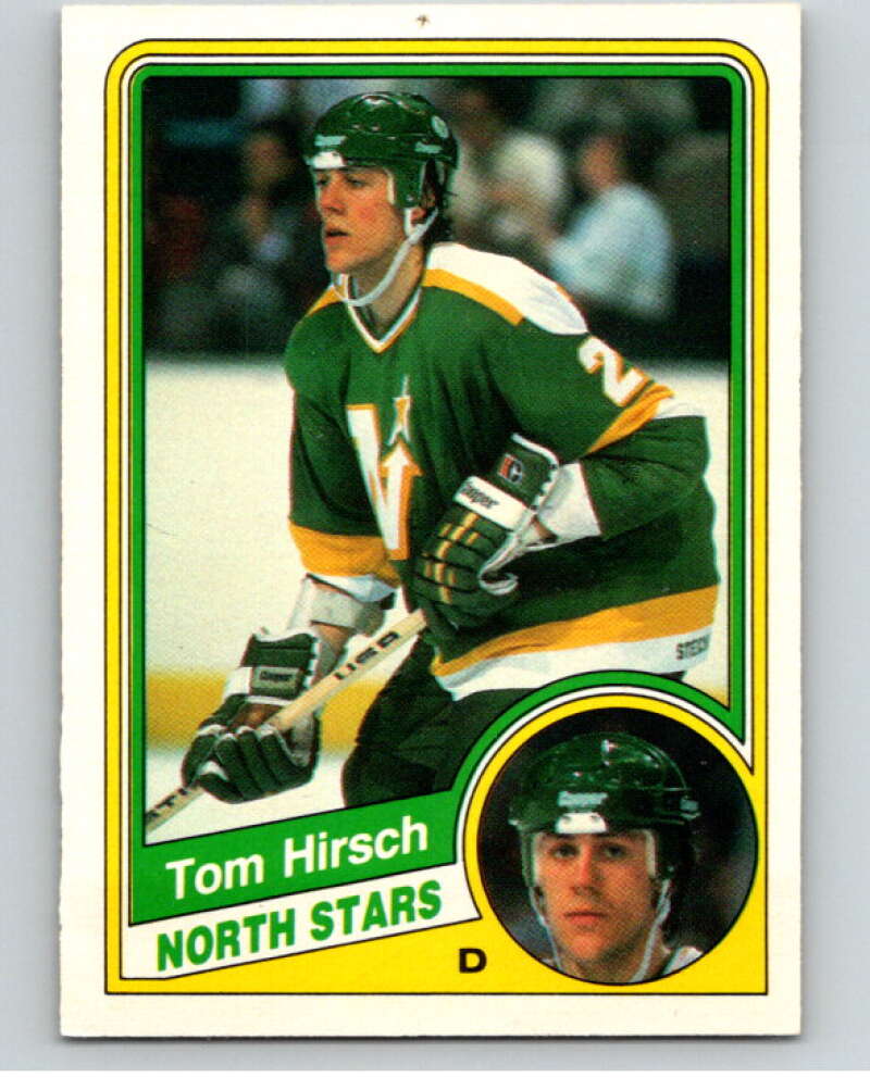 1984-85 O-Pee-Chee #99 Tom Hirsch RC Rookie Minnesota North Stars V64010 Image 1