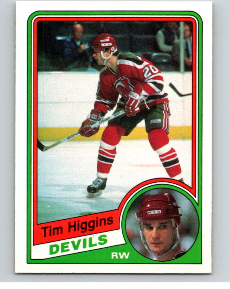 1984-85 O-Pee-Chee #111 Tim Higgins New Jersey Devils V64040 Image 1