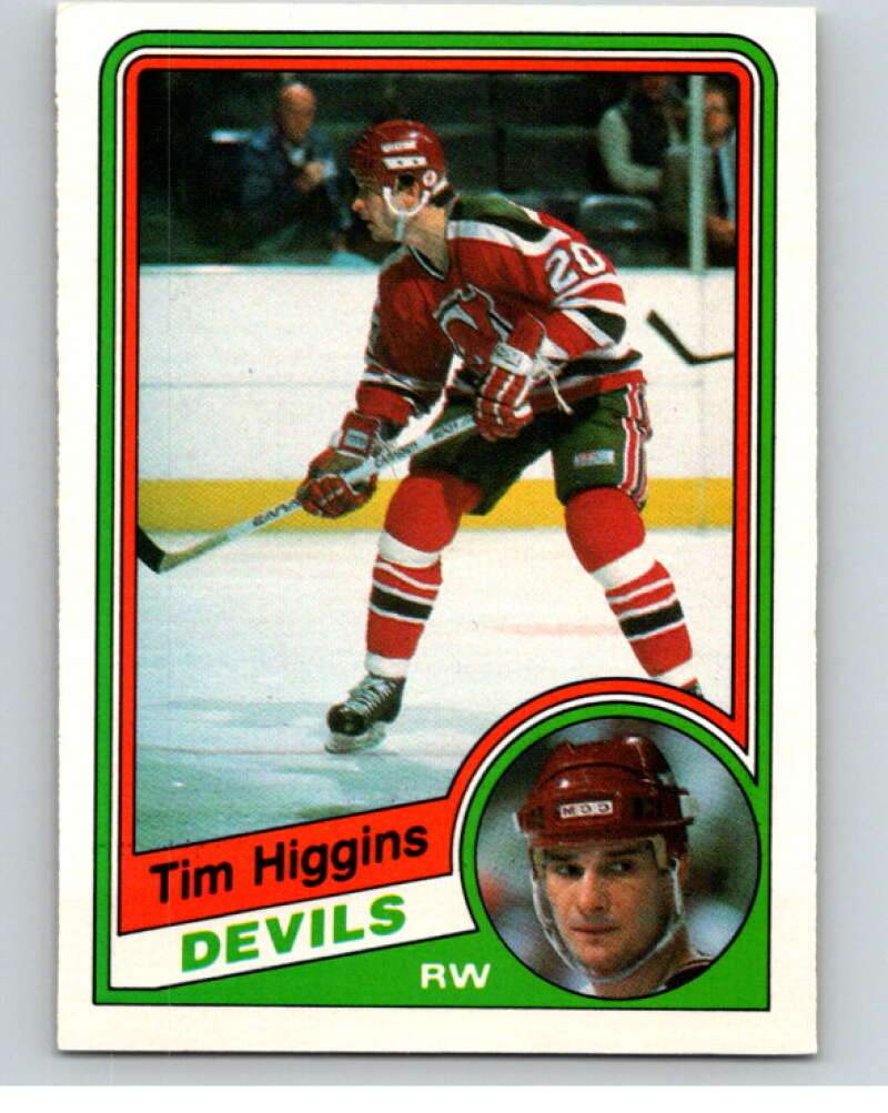 1984-85 O-Pee-Chee #111 Tim Higgins New Jersey Devils V64041 Image 1