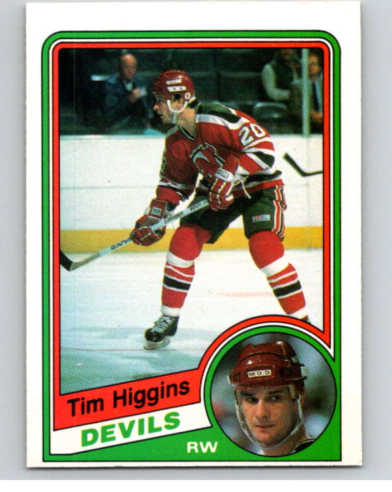 1984-85 O-Pee-Chee #111 Tim Higgins New Jersey Devils V64043 Image 1