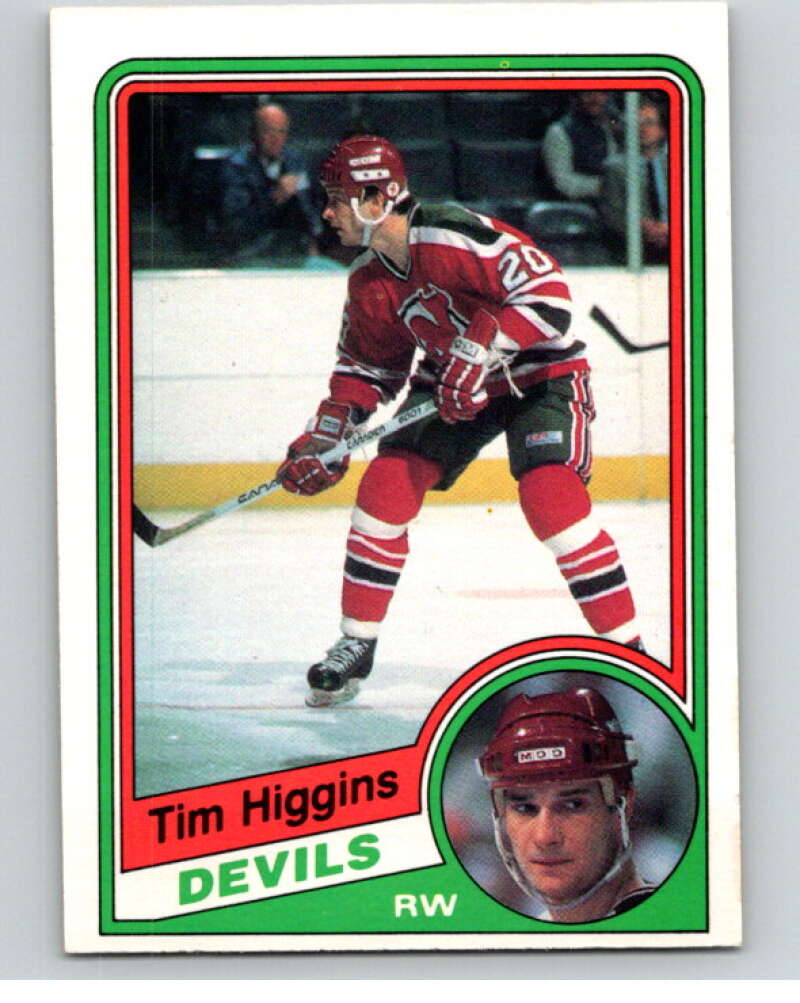 1984-85 O-Pee-Chee #111 Tim Higgins New Jersey Devils V64044 Image 1