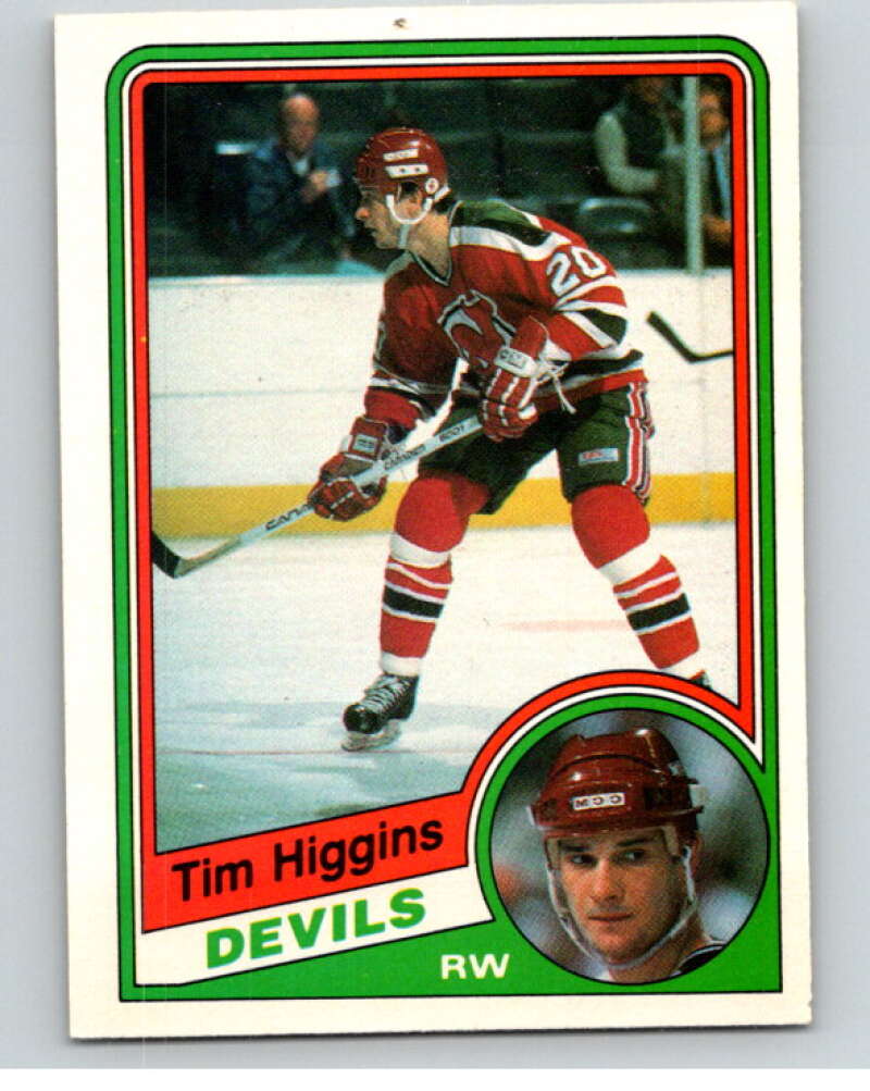 1984-85 O-Pee-Chee #111 Tim Higgins New Jersey Devils V64045 Image 1