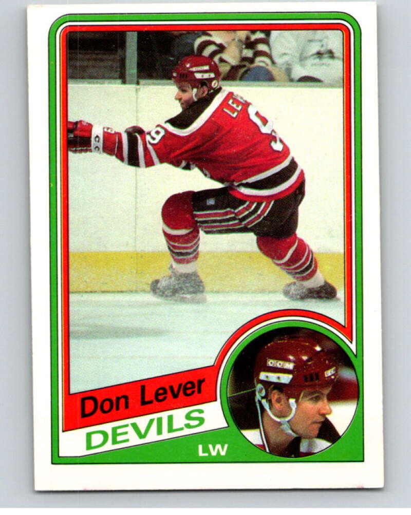 1984-85 O-Pee-Chee #112 Don Lever New Jersey Devils V64046 Image 1
