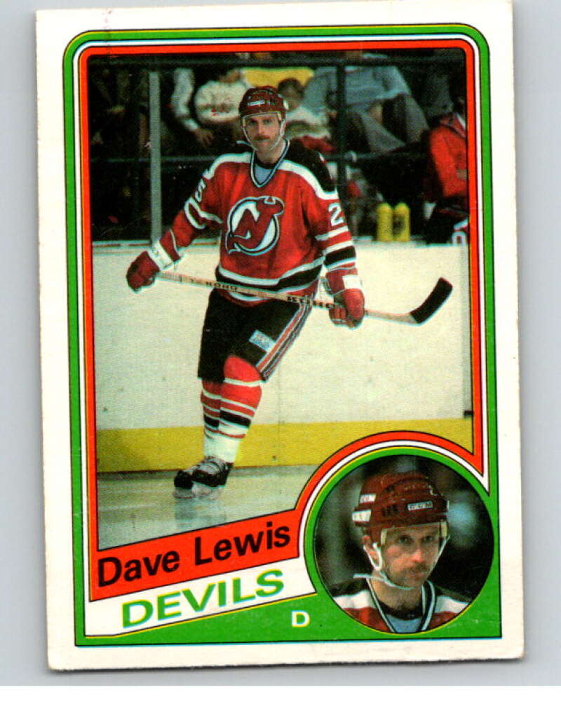 1984-85 O-Pee-Chee #113 Dave Lewis New Jersey Devils V64053 Image 1