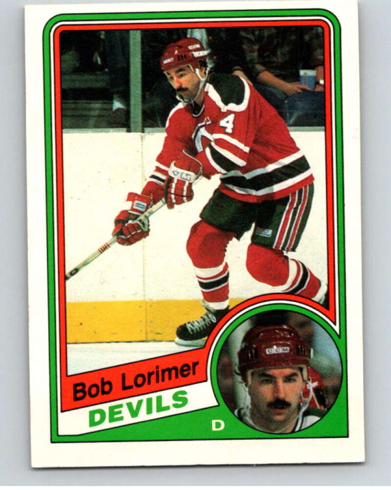 1984-85 O-Pee-Chee #114 Bob Lorimer New Jersey Devils V64055 Image 1