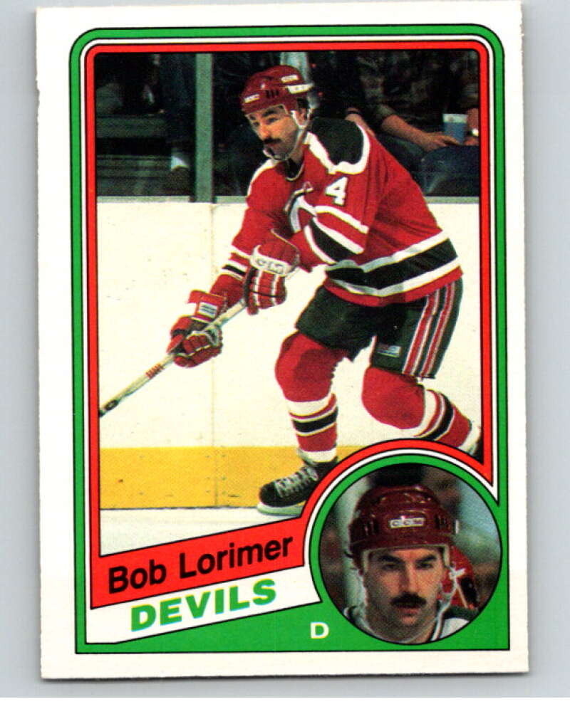 1984-85 O-Pee-Chee #114 Bob Lorimer New Jersey Devils V64056 Image 1