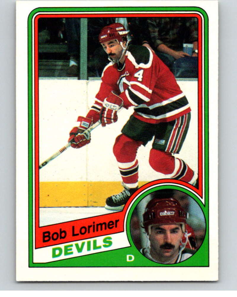 1984-85 O-Pee-Chee #114 Bob Lorimer New Jersey Devils V64057 Image 1