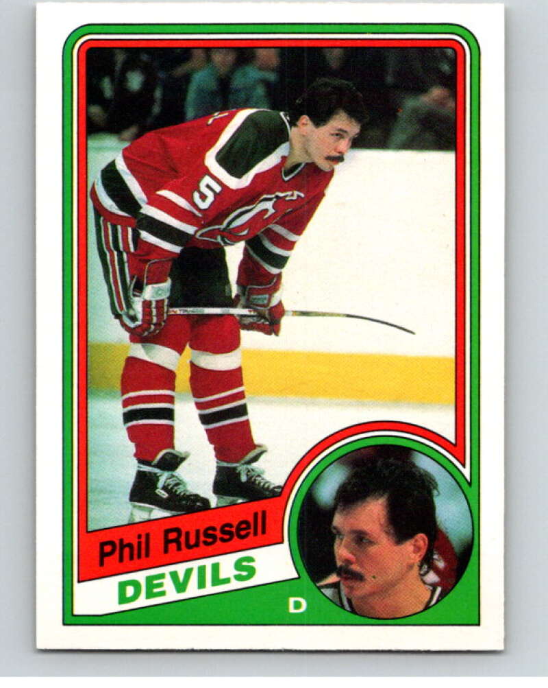 1984-85 O-Pee-Chee #120 Phil Russell New Jersey Devils V64071 Image 1