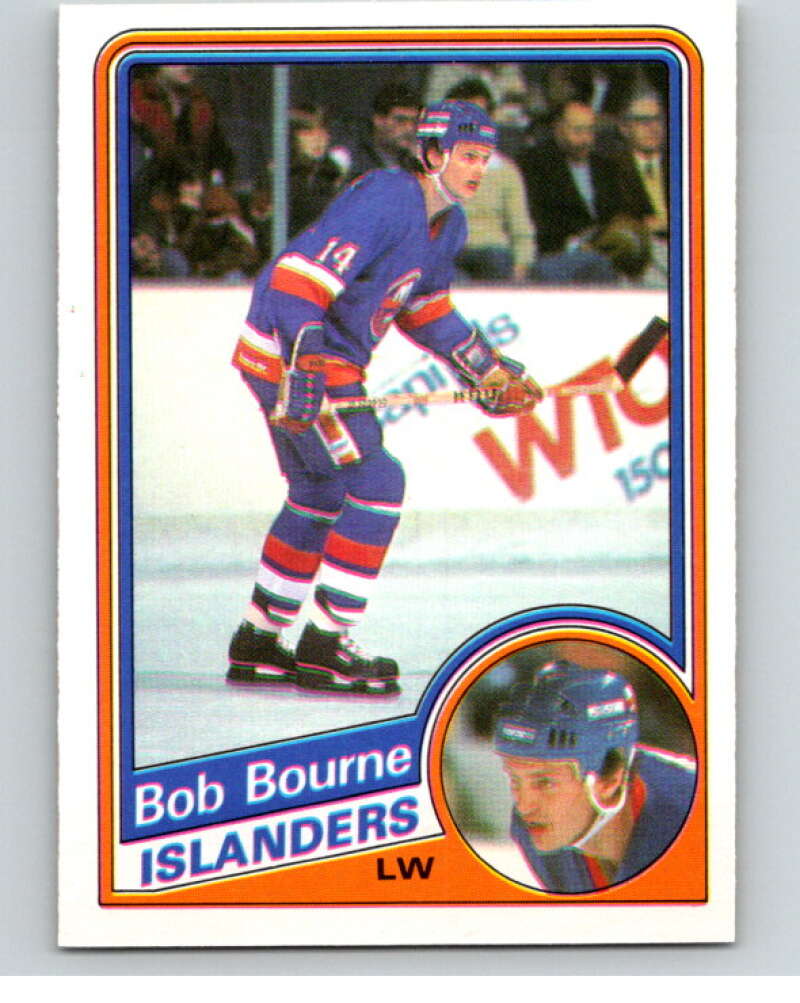 1984-85 O-Pee-Chee #123 Bob Bourne New York Islanders V64078 Image 1