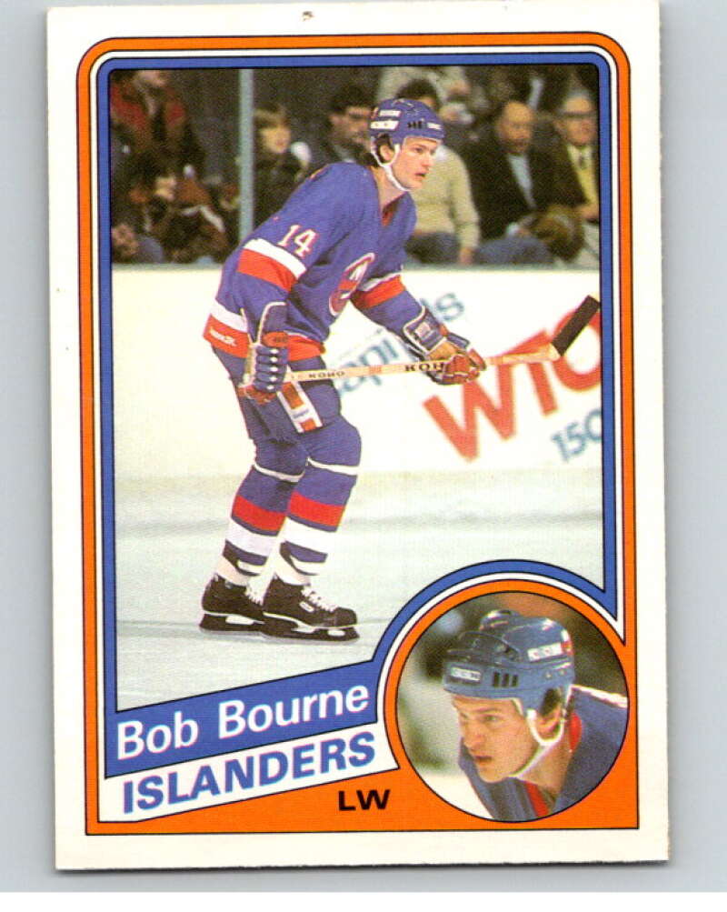 1984-85 O-Pee-Chee #123 Bob Bourne New York Islanders V64079 Image 1