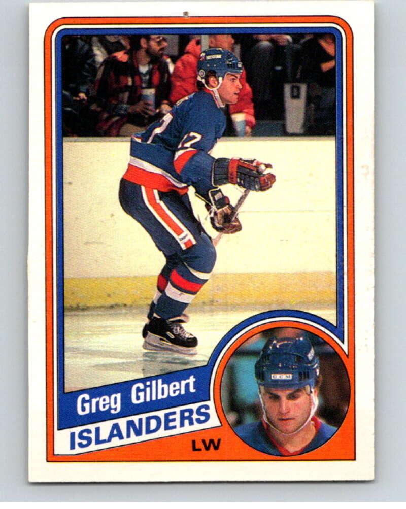 1984-85 O-Pee-Chee #125 Greg Gilbert RC Rookie New York Islanders V64085 Image 1