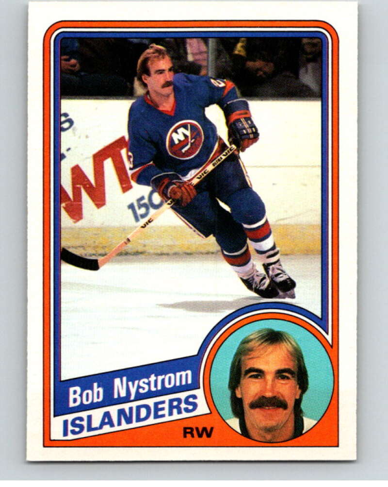 1984-85 O-Pee-Chee #132 Bob Nystrom New York Islanders V64104 Image 1