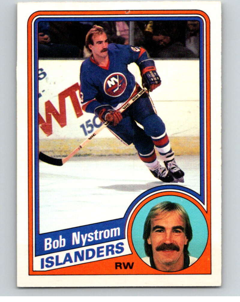 1984-85 O-Pee-Chee #132 Bob Nystrom New York Islanders V64106 Image 1