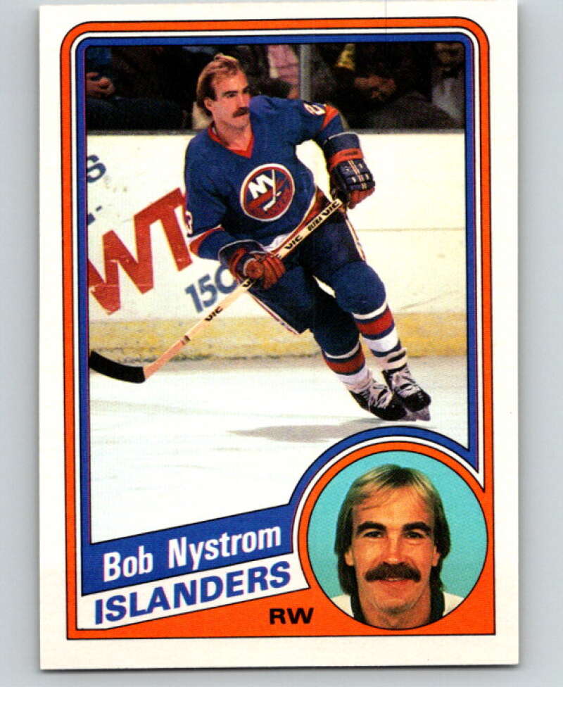1984-85 O-Pee-Chee #132 Bob Nystrom New York Islanders V64107 Image 1