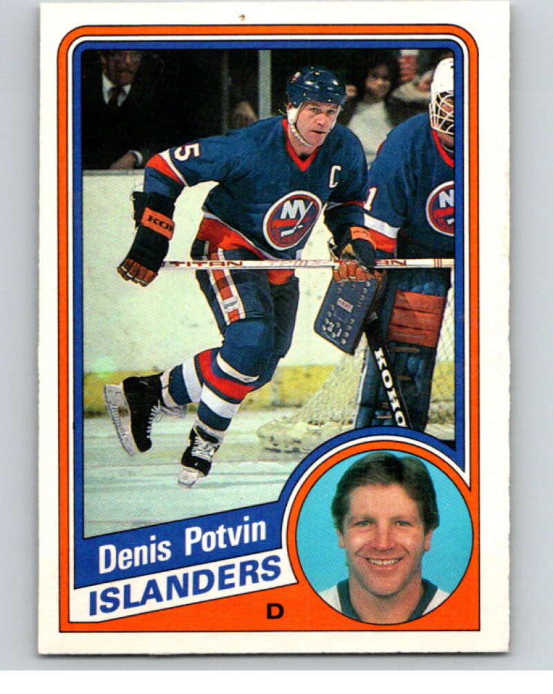 1984-85 O-Pee-Chee #134 Denis Potvin New York Islanders V64113 Image 1
