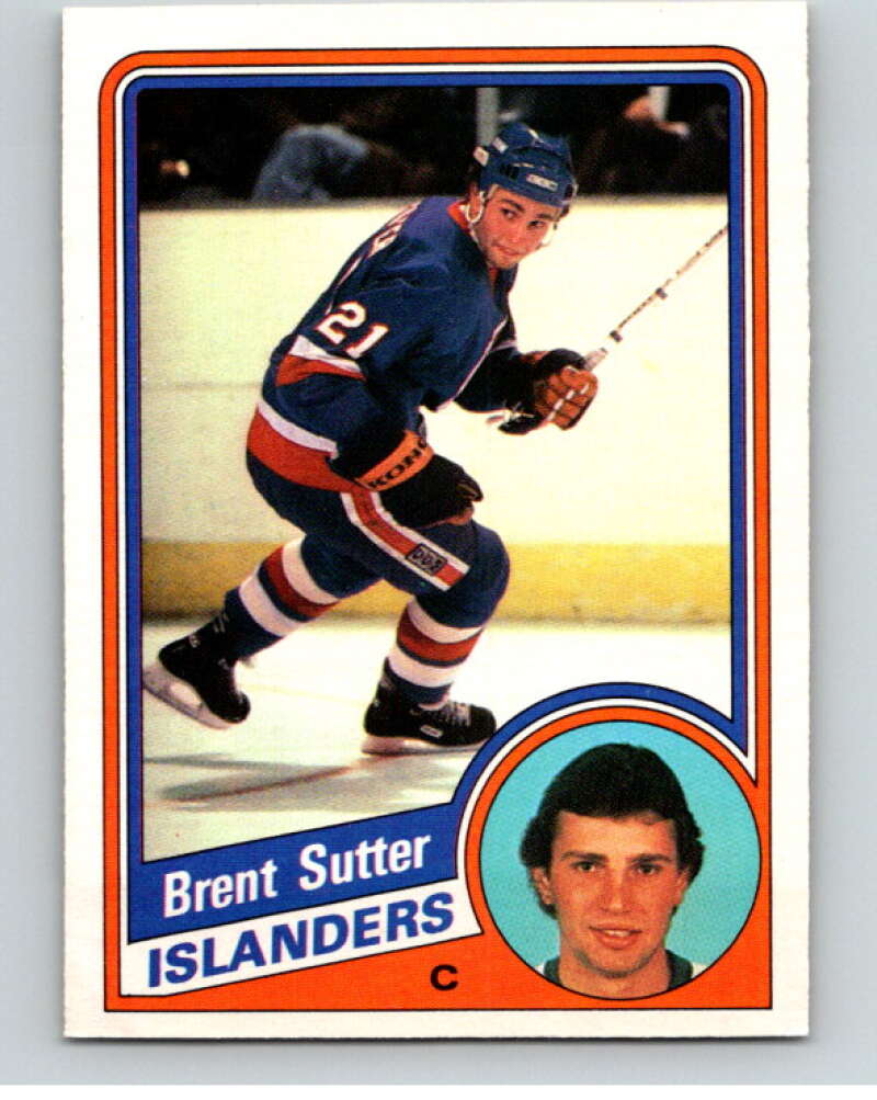 1984-85 O-Pee-Chee #136 Brent Sutter New York Islanders V64118 Image 1